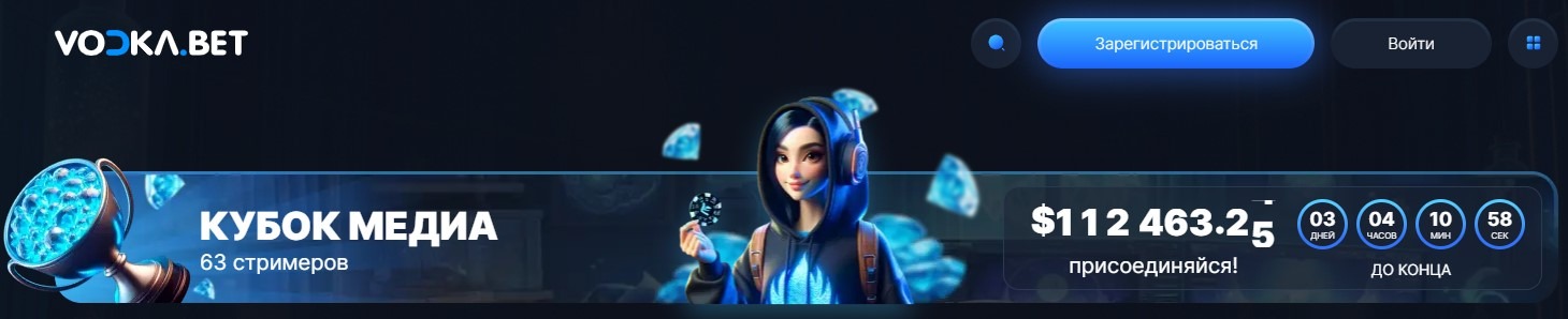 Порядок обработки информации Vodka Casino